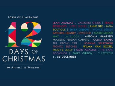 Come reminisce this festive season at Town of Claremont's The 12 Days of Christmas Window Artwalk