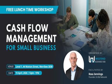 Learn practical tools to track, forecast, and improve your cash flow in this hands-on workshop. Learn practical tools to track, forecast, and improve your cash flow in this hands-on workshop.