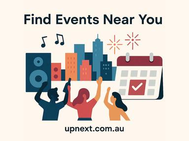 Discover gigs, parties, and hidden gems in your city instantly with UpNext.com.au - your go-to local event guide. Discover gigs, parties, and hidden gems in your city instantly with UpNext.com.au - your go-to local event guide.