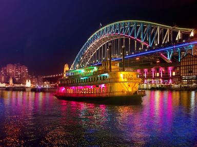 Sydney Showboat Vivid Lights & dinner cruise is an unmissable experience during this festival season. Join us to savour a three-course dinner against the backdrop of a dazzling harbour and its iconic attractions, illuminated by the vibrant lights of